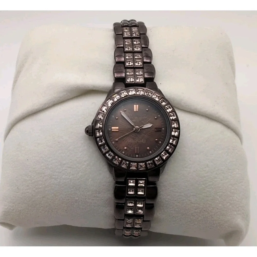 Armitron Now Womens Watch 75/3814IB Swarovski Crystal Accent‎ Brown Bronze